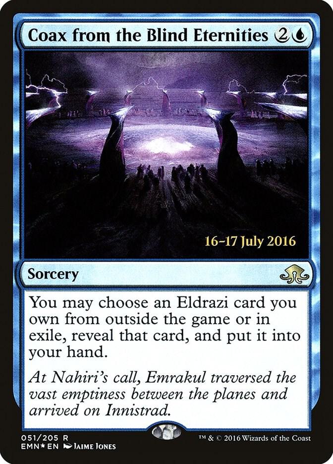 Coax from the Blind Eternities 51s/77 (Prerelease Cards)  - Foil | Good Games Modbury