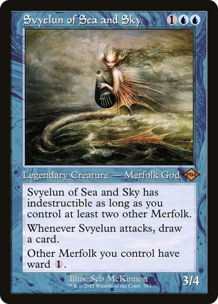 Svyelun of Sea and Sky Retro Frame 393 (Modern Horizons 2)  - Foil | Good Games Modbury