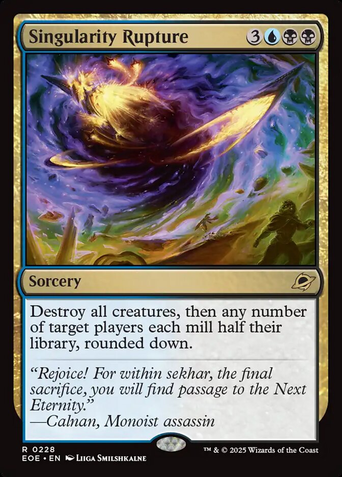 Singularity Rupture 228 (Edge of Eternities)  - Foil | Good Games Modbury