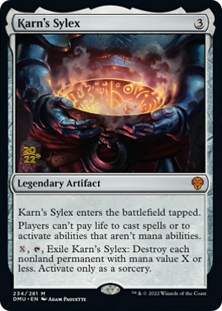 Karn's Sylex [Dominaria United Prerelease Promos] | Good Games Modbury