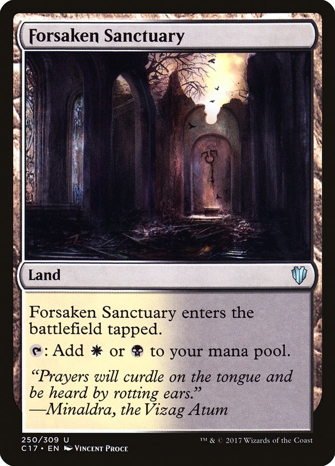 Forsaken Sanctuary [Commander 2017] | Good Games Modbury