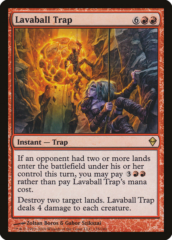 Lavaball Trap 135/249 (Zendikar)  | Good Games Modbury