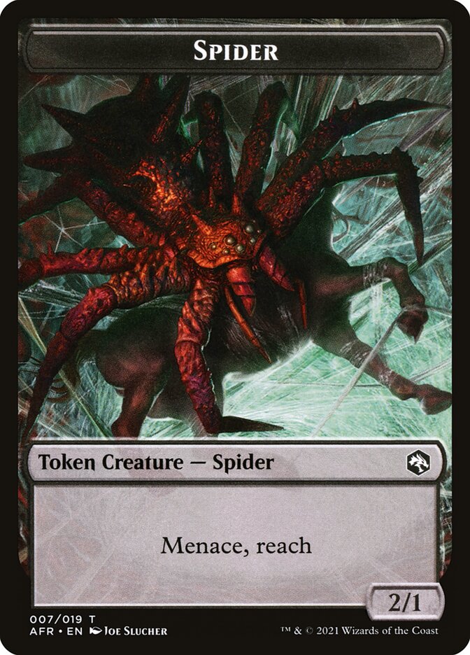 Spider // Vecna Double-Sided Token [Dungeons & Dragons: Adventures in the Forgotten Realms Tokens] | Good Games Modbury