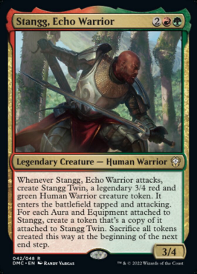 Stangg, Echo Warrior [Dominaria United Commander] | Good Games Modbury