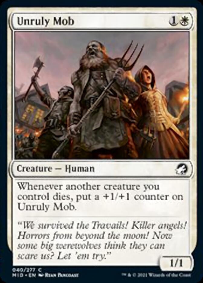 Unruly Mob [Innistrad: Midnight Hunt] | Good Games Modbury