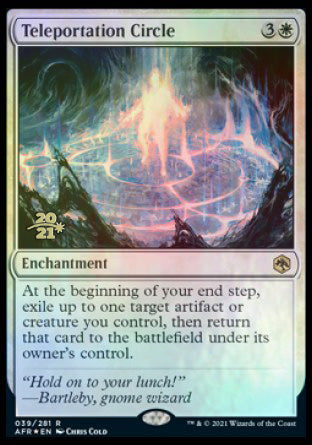 Teleportation Circle [Dungeons & Dragons: Adventures in the Forgotten Realms Prerelease Promos] | Good Games Modbury