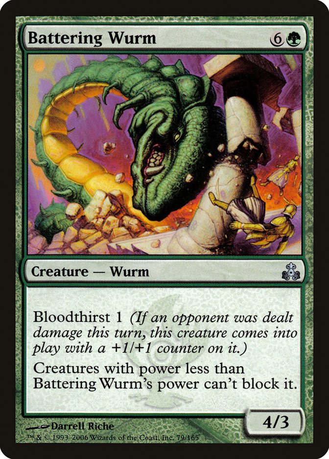 Battering Wurm 79/165 (Guildpact)  | Good Games Modbury