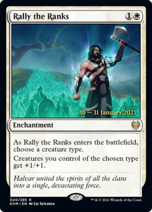 Rally the Ranks 20s/1 (Prerelease Cards)  - Foil | Good Games Modbury