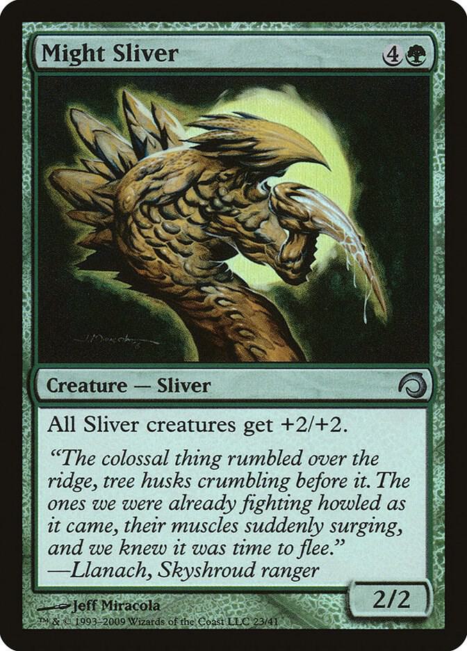 Might Sliver 23/41 (Premium Deck Series: Slivers)  - Foil | Good Games Modbury
