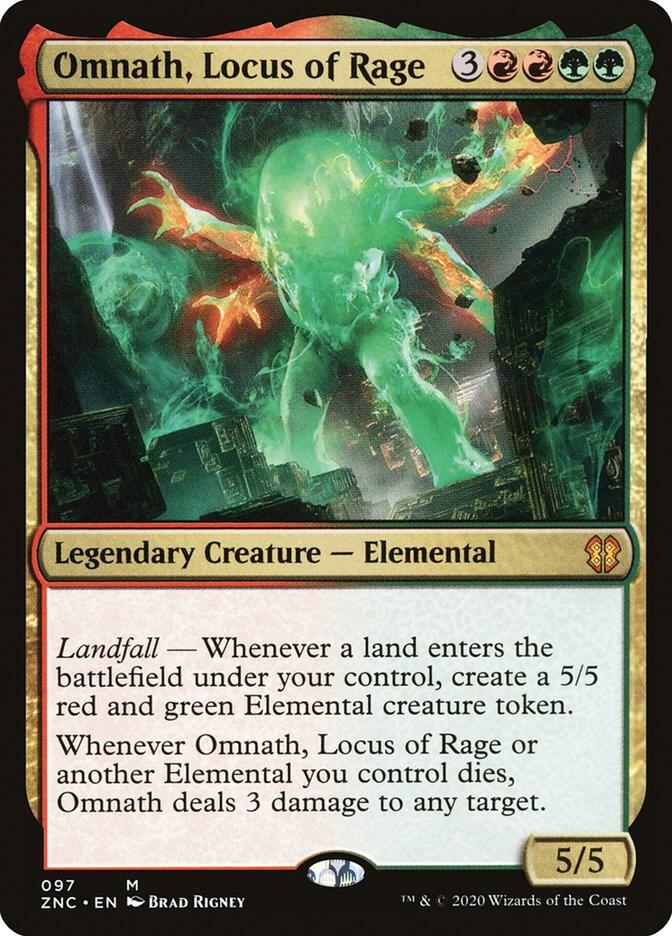Omnath, Locus of Rage 97 (Commander: Zendikar Rising)  | Good Games Modbury