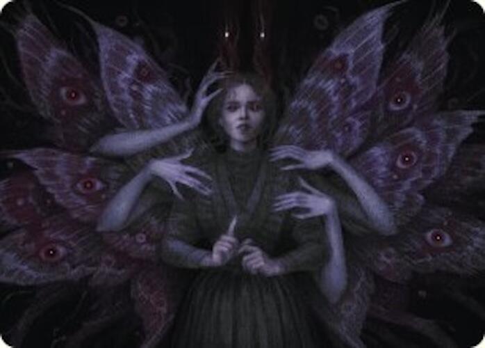 Demonic Counsel Art Card 7 54 7 (Art Series: Duskmourn: House of Horror)  | Good Games Modbury