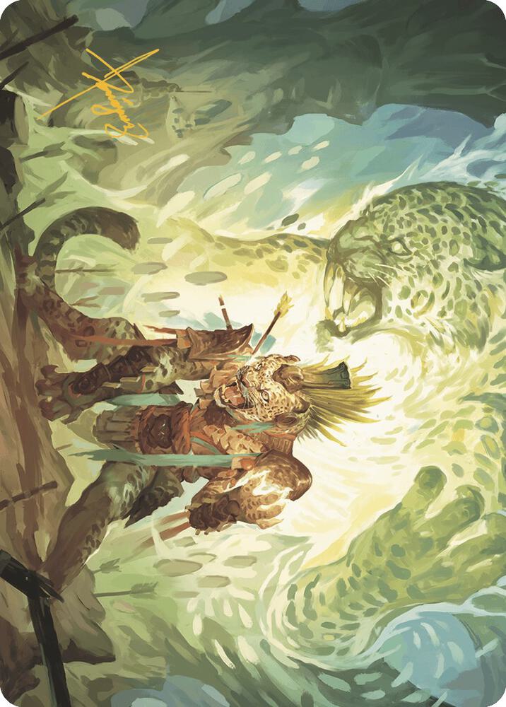 Might of the Ancestors Art Card Gold Stamped Signature 2 (Art Series: The Lost Caverns of Ixalan)  | Good Games Modbury