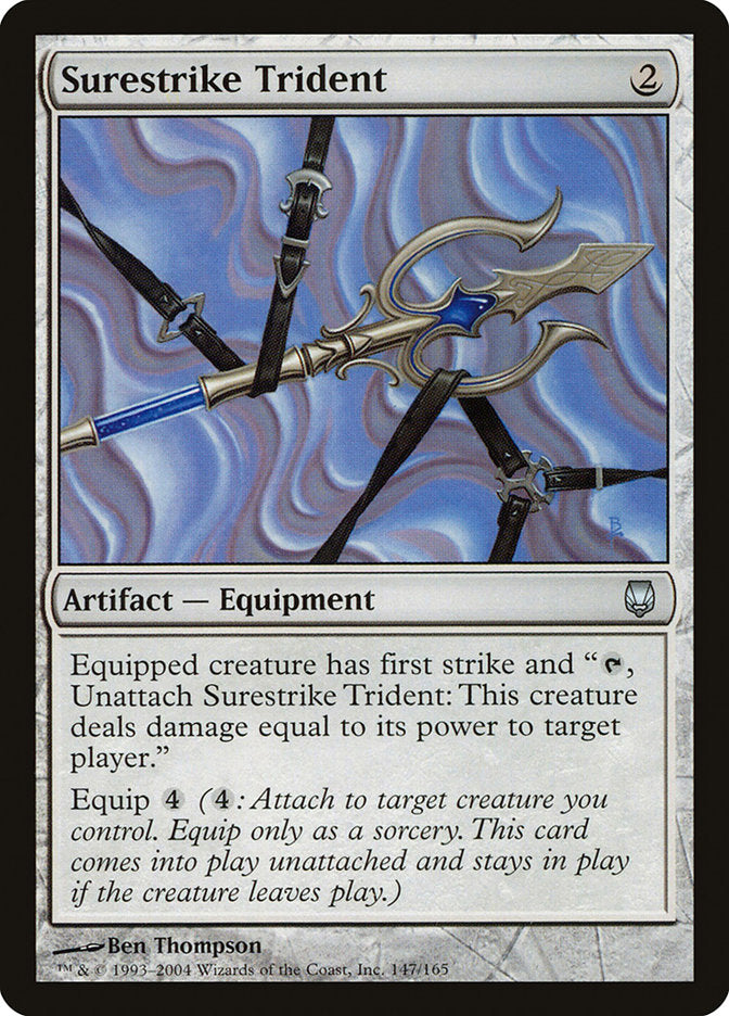 Surestrike Trident 147/165 (Darksteel)  - Foil | Good Games Modbury