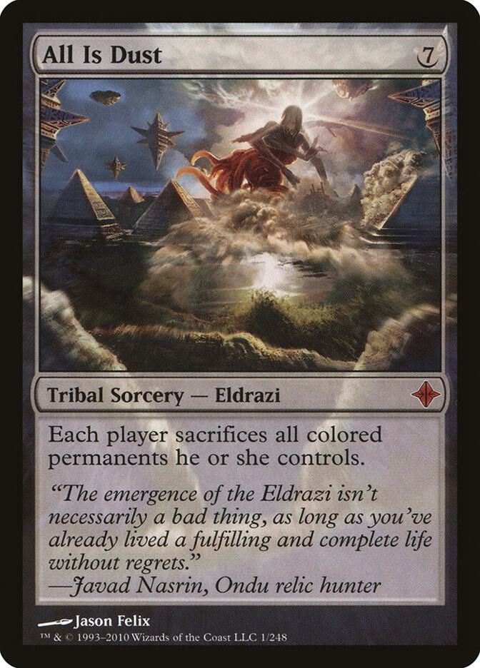 All Is Dust 1 (Rise of the Eldrazi)  - Foil | Good Games Modbury