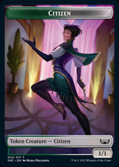 Cat // Citizen Double-Sided Token [Streets of New Capenna Tokens] | Good Games Modbury