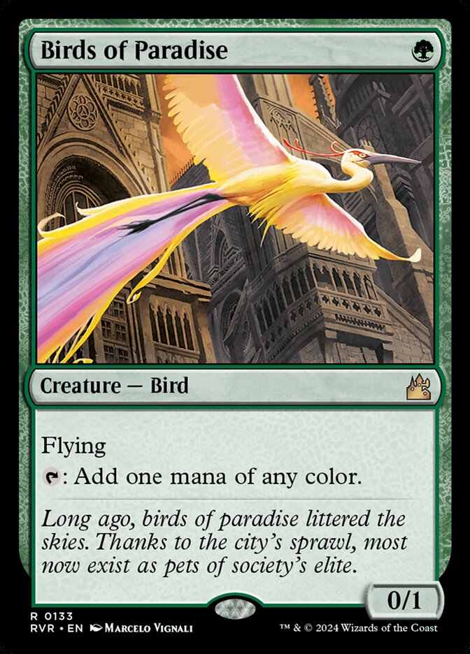 Birds of Paradise 133/291 (Ravnica Remastered)  - Foil | Good Games Modbury