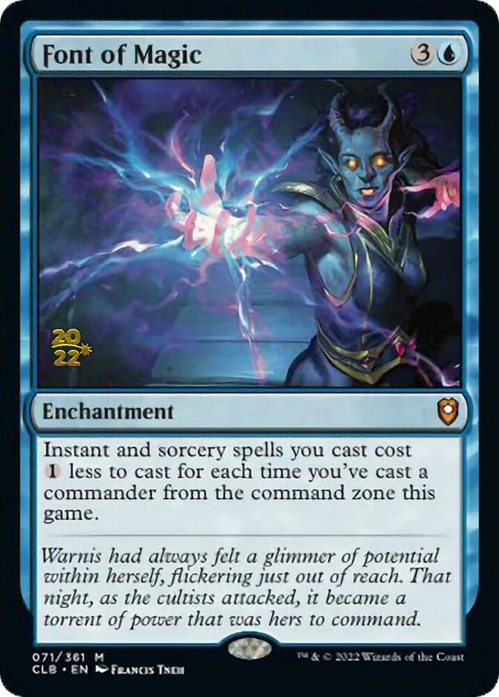 Font of Magic 71s/108 (Prerelease Cards)  - Foil | Good Games Modbury