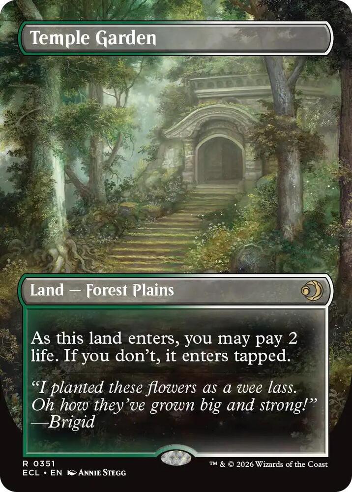 Temple Garden 351 (Lorwyn Eclipsed)  - Borderless | Good Games Modbury