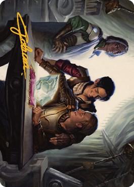 Tocasias Welcome Art Card Gold Stamped Signature 4 (Art Series: The Brothers' War)  | Good Games Modbury