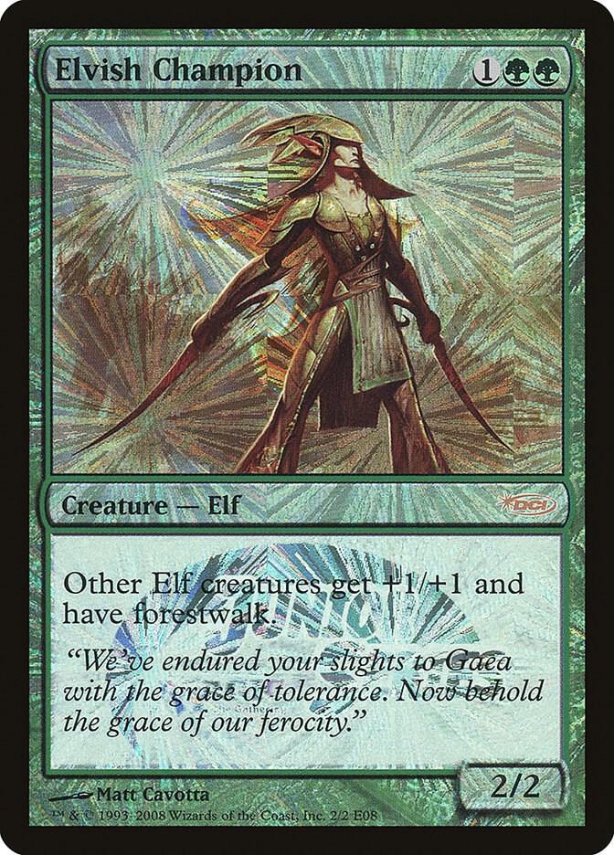 Elvish Champion [Junior] 2E08/8 (Junior Series Promos)  - Foil | Good Games Modbury