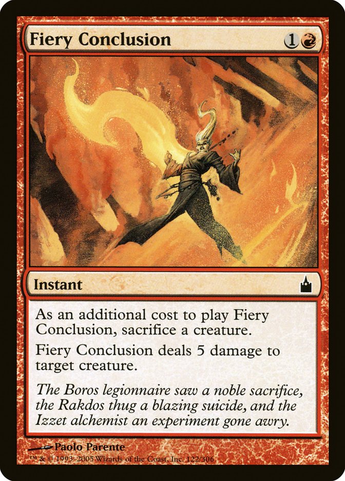 Fiery Conclusion [Ravnica: City of Guilds] | Good Games Modbury