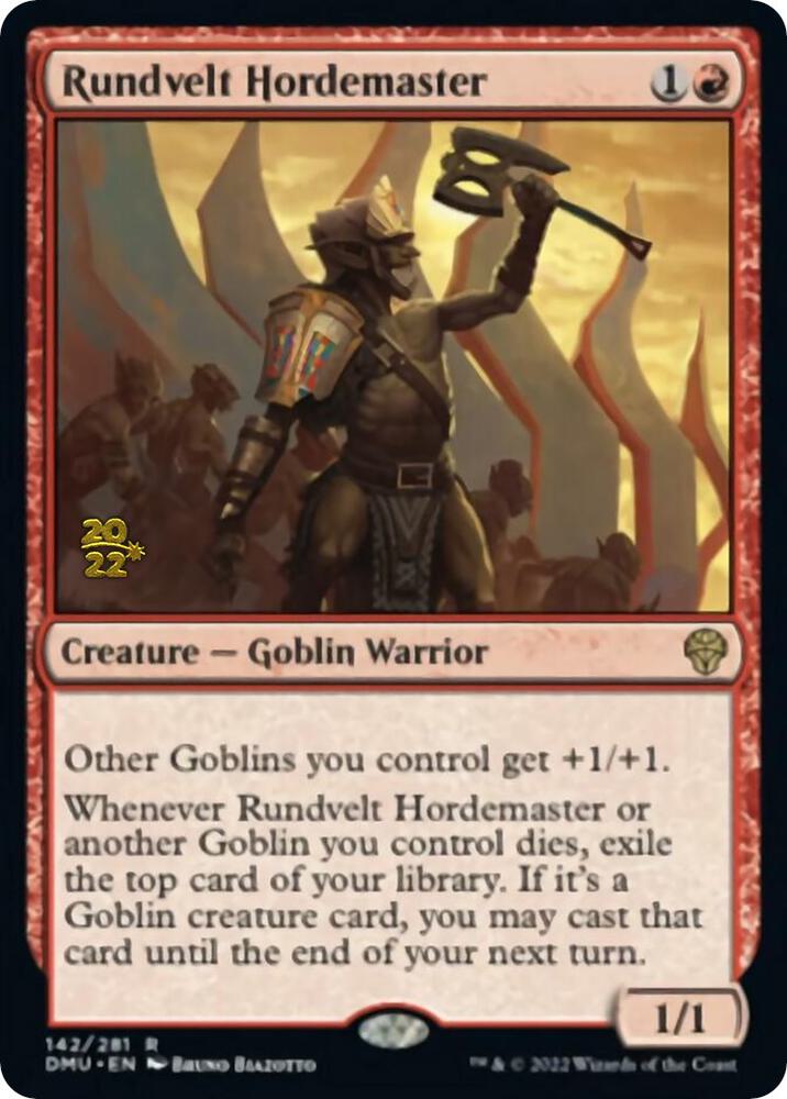 Rundvelt Hordemaster 142s/161 (Prerelease Cards)  - Foil | Good Games Modbury