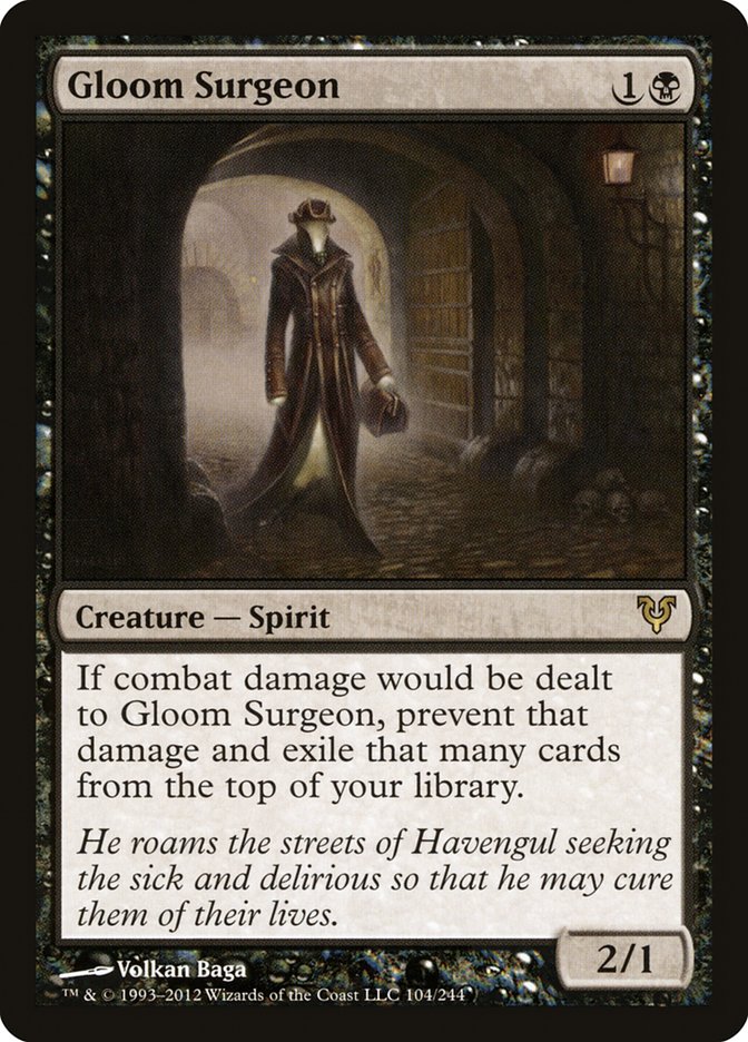 Gloom Surgeon 104/244 (Avacyn Restored)  | Good Games Modbury