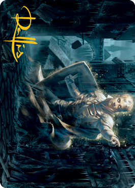 Dennick, Pious Apparition Art Card (Gold-Stamped Signature) [Innistrad: Midnight Hunt Art Series] | Good Games Modbury