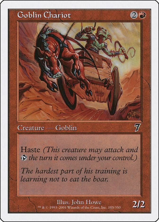 Goblin Chariot 185/350 (7th Edition)  | Good Games Modbury