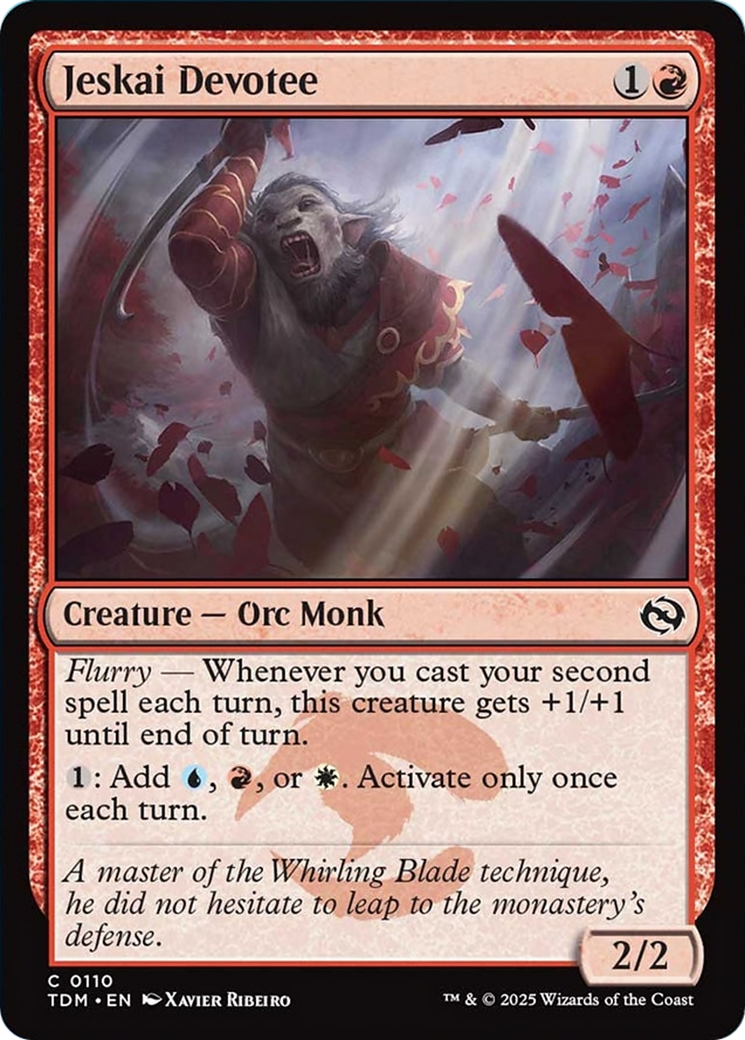 Jeskai Devotee [Tarkir: Dragonstorm] | Good Games Modbury