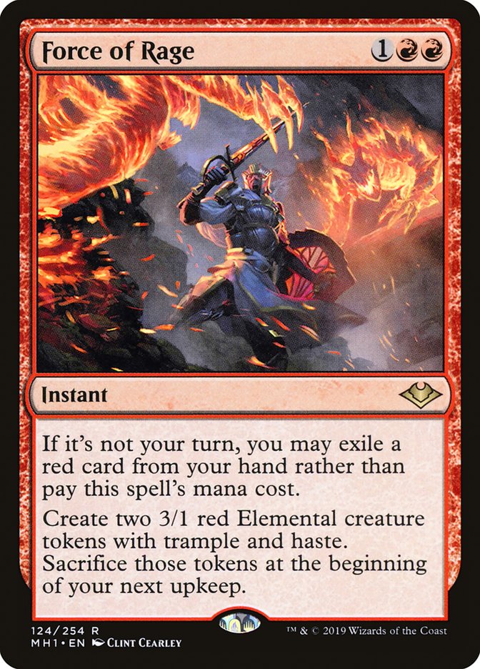 Force of Rage 124 (Modern Horizons)  | Good Games Modbury