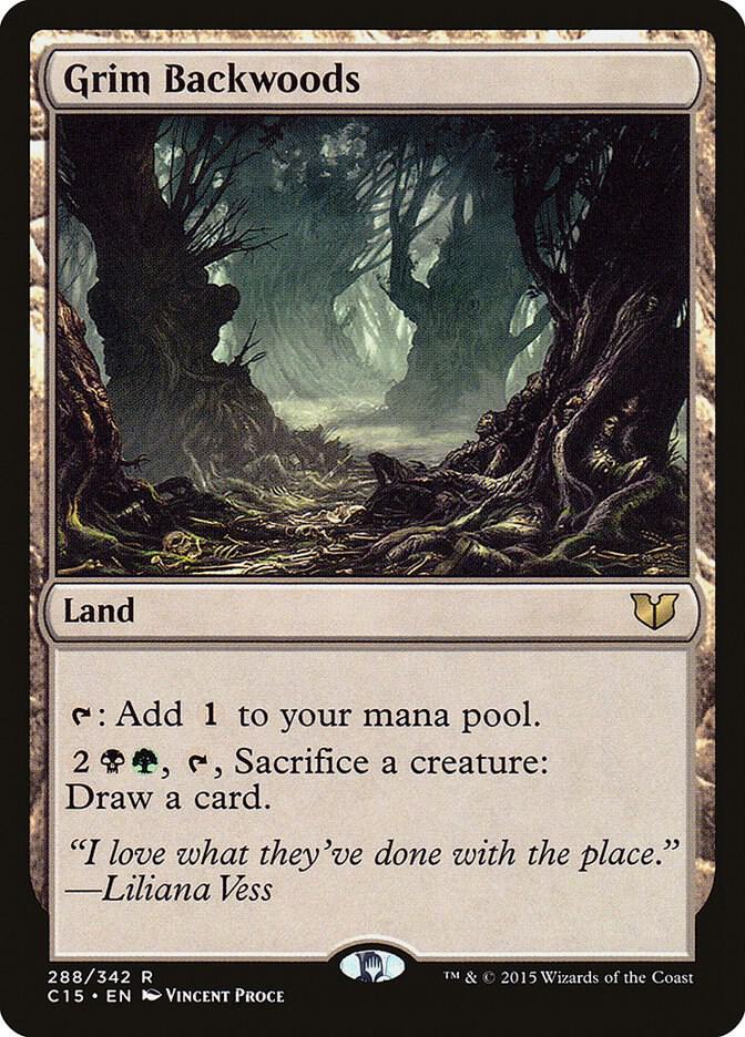 Grim Backwoods 288/342 (Commander 2015)  | Good Games Modbury
