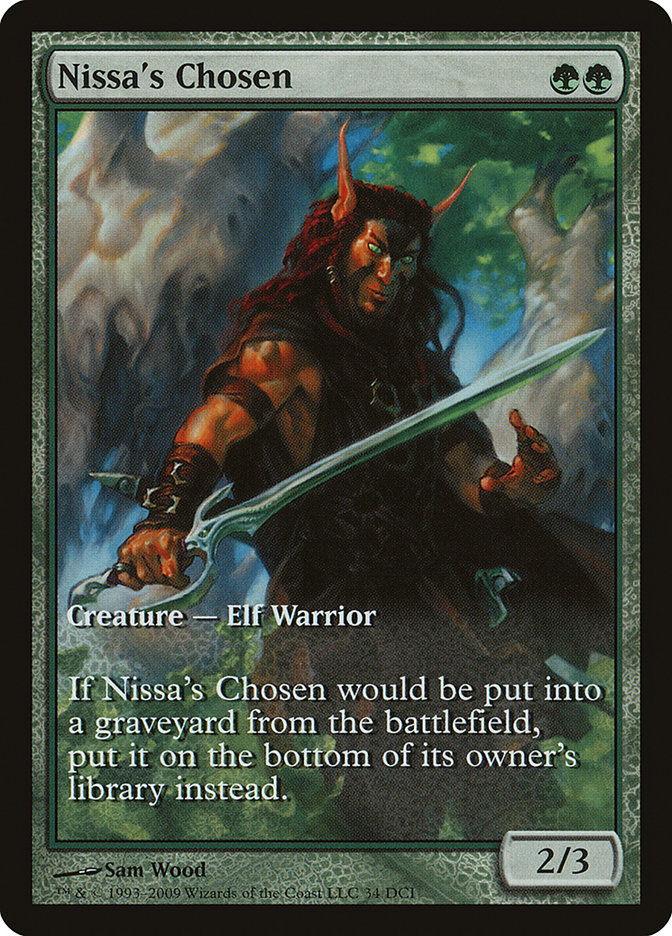 Nissa's Chosen (Game Day) (Extended Art) [Zendikar Promos] | Good Games Modbury