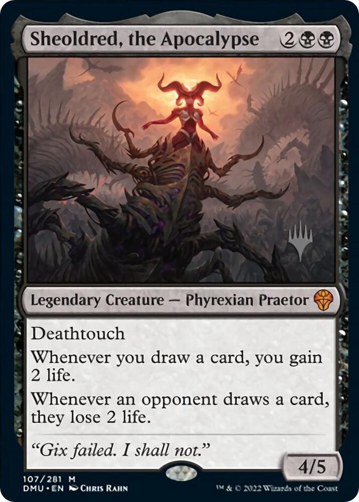 Sheoldred the Apocalypse 107 (Promo Pack: Dominaria United)  - Foil | Good Games Modbury