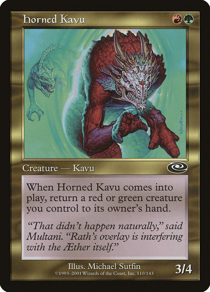 Horned Kavu 110/143 (Planeshift)  - Foil | Good Games Modbury