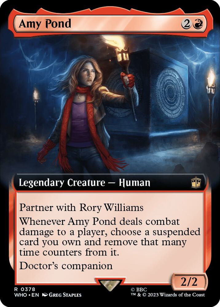 Amy Pond 378/331 (Universes Beyond: Doctor Who)  - Extended Art | Good Games Modbury