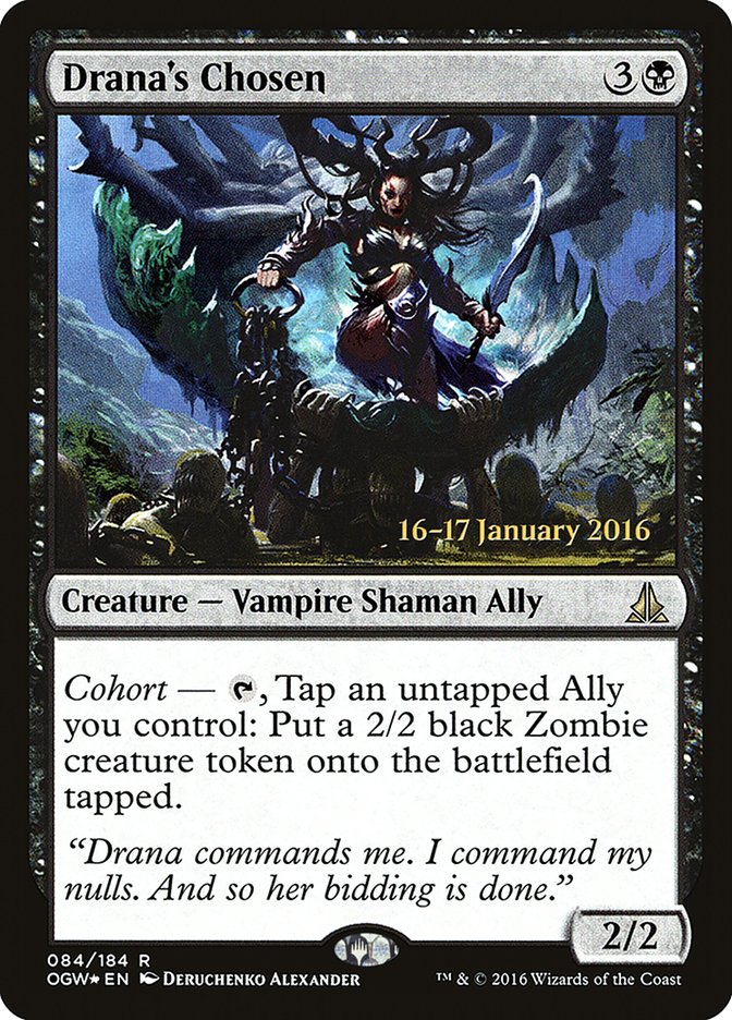 Drana's Chosen [Oath of the Gatewatch Prerelease Promos] | Good Games Modbury