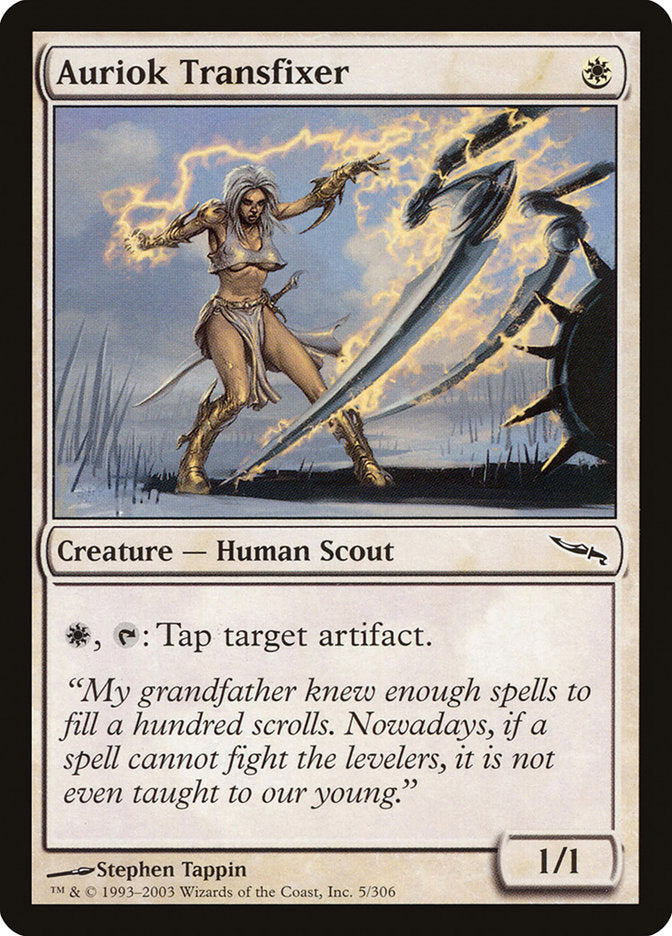 Auriok Transfixer 5/306 (Mirrodin)  - Foil | Good Games Modbury