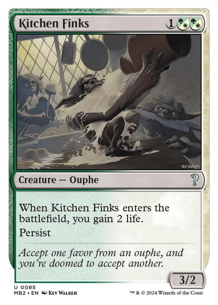 Kitchen Finks 85/390 (Mystery Booster 2)  | Good Games Modbury