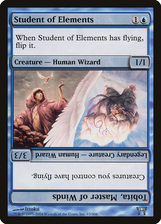 Student of Elements // Tobita, Master of Winds 93/306 (Champions of Kamigawa)  - Foil | Good Games Modbury