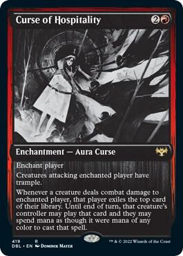 Curse of Hospitality 419/534 (Innistrad: Double Feature)  - Foil | Good Games Modbury