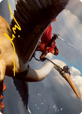 Rem Karolus, Stalwart Slayer Art Card (Gold-Stamped Signature) [Innistrad: Midnight Hunt Art Series] | Good Games Modbury