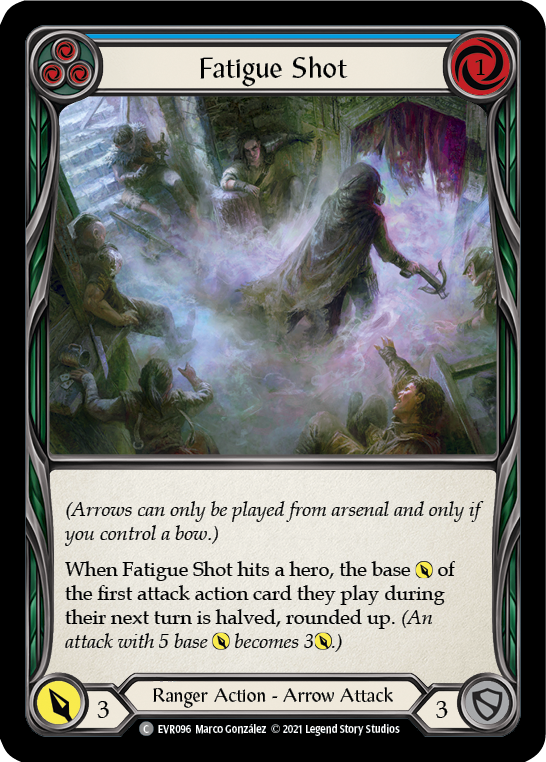 Fatigue Shot (Blue) [EVR096] (Everfest)  1st Edition Normal | Good Games Modbury