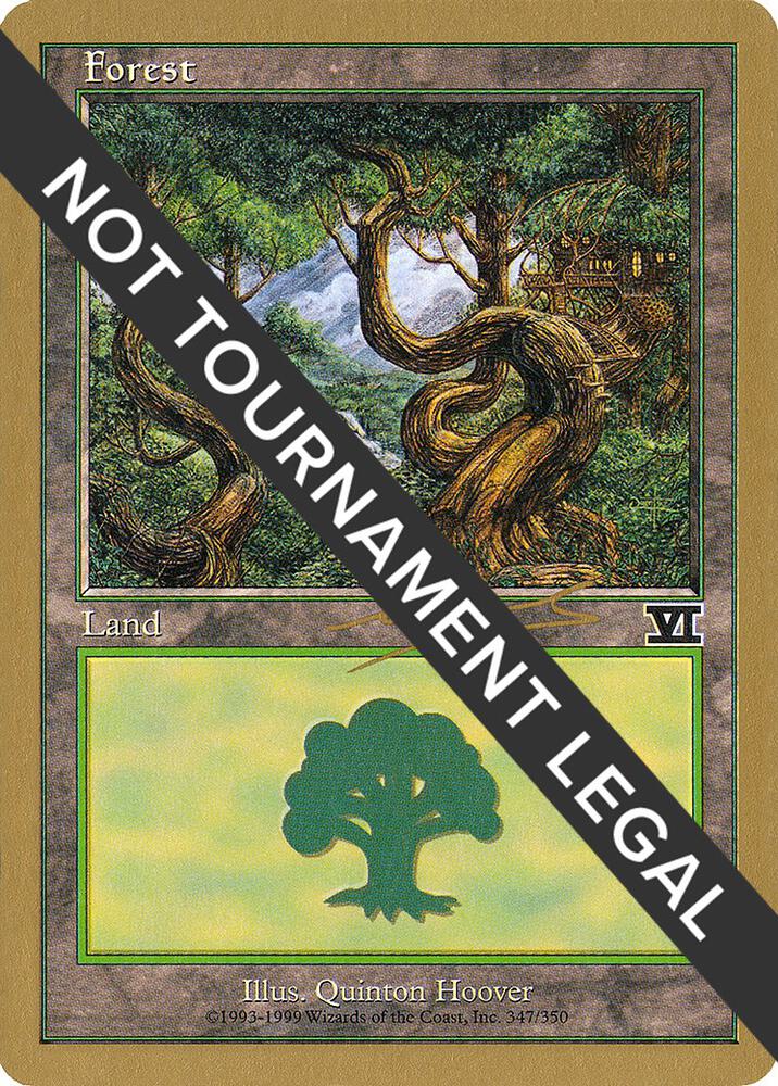 Forest 347 2000 Nicolas Labarre 6ED nl347/117 (World Championship Decks)  | Good Games Modbury