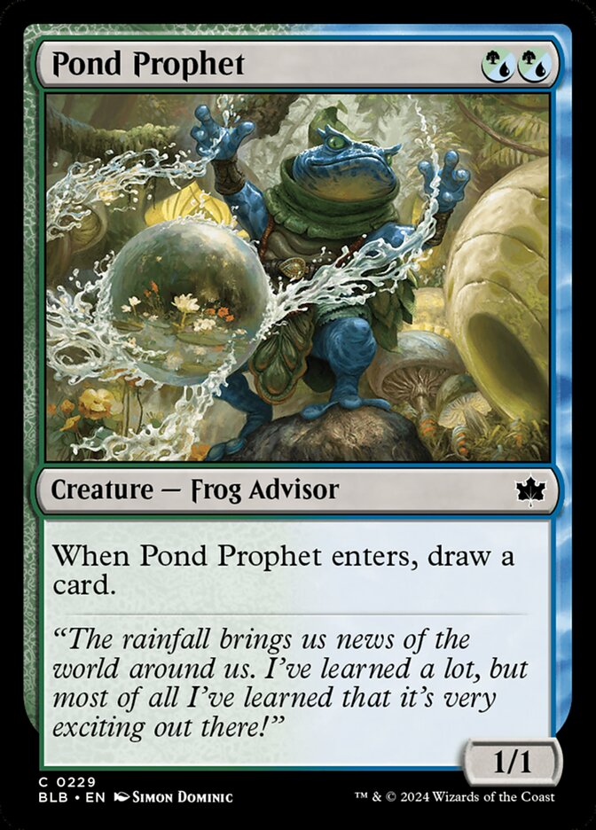 Pond Prophet 229 (Bloomburrow)  | Good Games Modbury