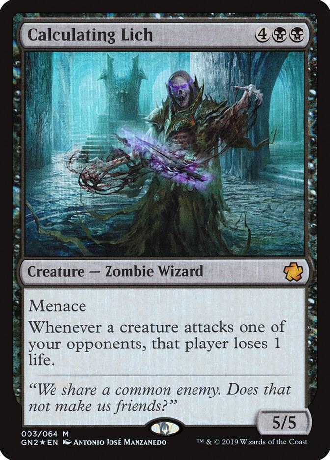 Calculating Lich 3/64 (Magic Game Night 2019)  - Foil | Good Games Modbury