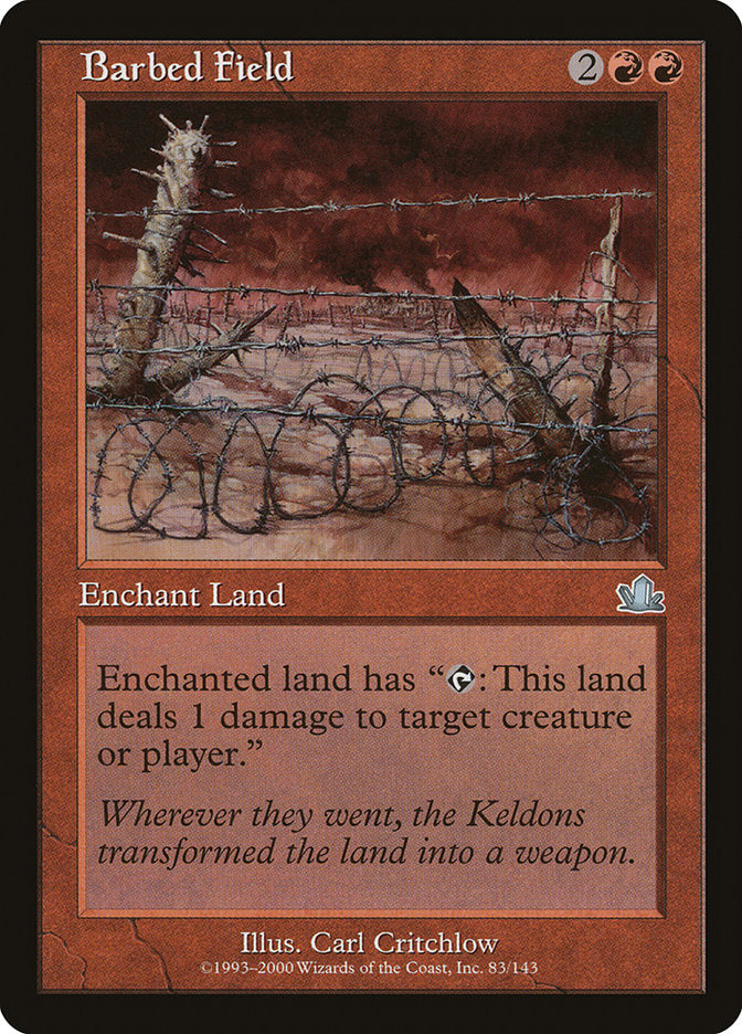 Barbed Field 83/143 (Prophecy)  - Foil | Good Games Modbury