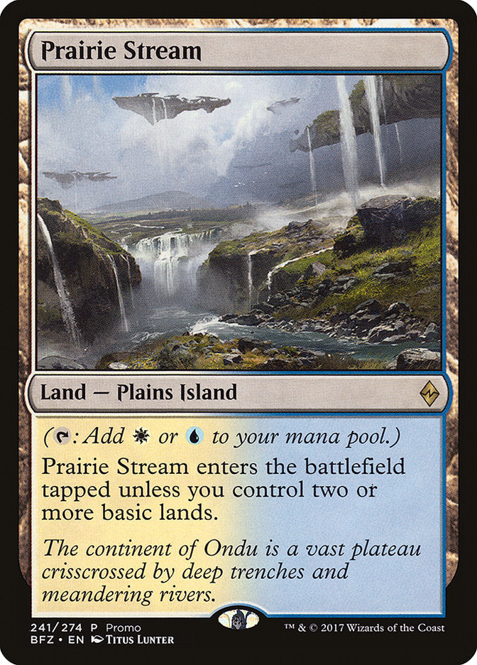 Prairie Stream (Promo) [Battle for Zendikar Standard Series] | Good Games Modbury