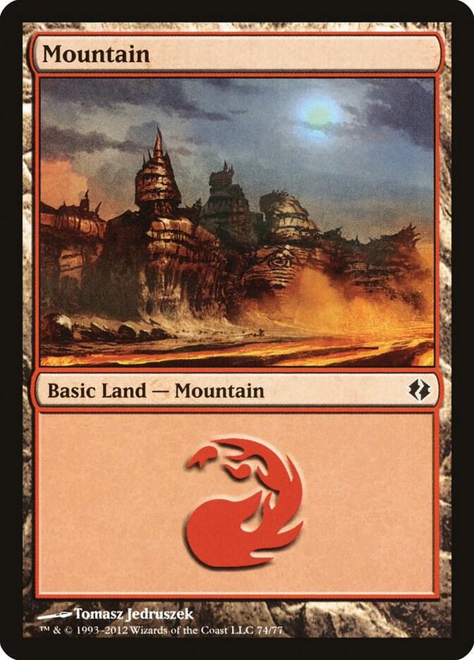 Mountain 74 74/77 (Duel Decks: Venser vs. Koth)  | Good Games Modbury
