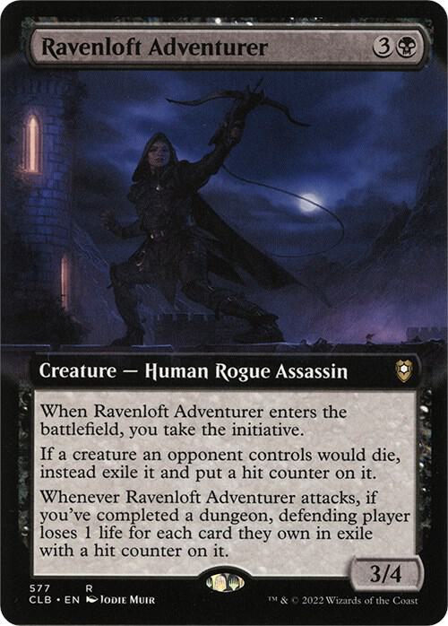 Ravenloft Adventurer Extended Art 577 (Commander Legends: Battle for Baldur's Gate)  - Foil | Good Games Modbury